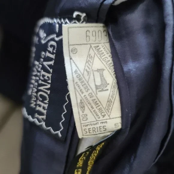Givenchy navy pinstripe jacket